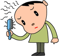 かつらを作った人は、「ただのハゲから金をかけたハゲになっただけだ」と言っていた。