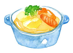 【相談】今夜は野菜とウインナーの和風ポトフにする予定だけど、味噌汁やスープなどの汁物は必要かな？