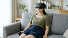 【動画】人をダメにするメガネが発見される‥‥完全仰向け姿勢でゲームできるやんけ！