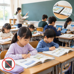 新たな教科書「紙中心」、デジタルは補助的扱いに…小4以下は完全デジタル認めず   |  AIはお前らよりも知識が幅広く頭がいい