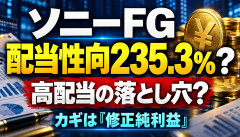 【衝撃】ソニーFG、配当性向がとんでもない数字を叩き出してしまうwwwwwwwwww