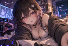 【画像あり】AIさん、こういう絵柄が多すぎる…