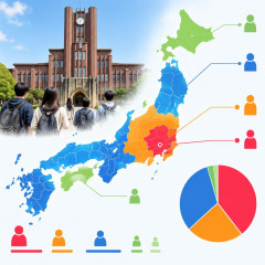 東大合格者地域別ランク 東京4割、関東圏で6割占める 東北、北海道、四国は計5％未満 東大