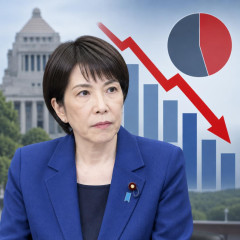 高市内閣支持率49.1％で過去最低 共同通信世論調査   |  支持率下げてやる大成功やな