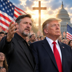 米国を再び神の国に トランプ氏支える「新使徒運動」指導者は何者か   |  神の国は日本