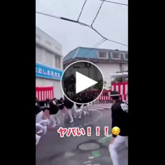 【悲報】だんじり祭りさん、何の罪もない喫茶店を破壊してしまうｗｗｗｗｗｗｗｗｗｗ