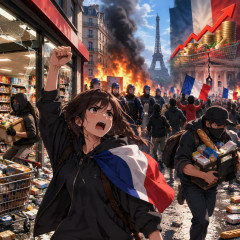 フランス 物価高騰に反対する暴動が加速 略奪による流通麻痺に加え財政危機で物価は暴騰へ   |  日本は高市さんのやりたい放題