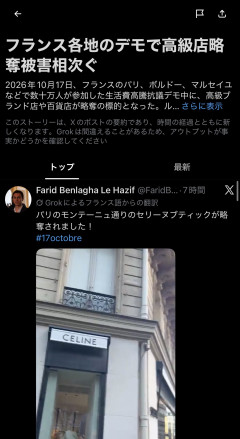 【動画】フランスでルイヴィトン・エルメス・セリーヌの店舗が次々と襲撃され略奪されてしまう…  [668024367]
