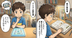 【悲報】文部科学省「デジタル教科書は禁止。子どもたちはデジタルのせいでバカになった。紙の教科書にする」