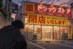 俺の家から30秒の距離のドラッグストアがもうすぐ潰れる