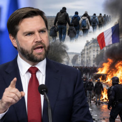 バンス米副大統領、仏デモの暴力行為を移民政策と関連付け