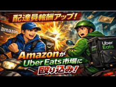 【悲報】Uber配達員がアマゾン運ぶ流れがどんどん出来てるけどどうよ？