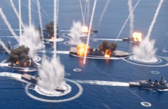 海上自衛隊の水上艦隊が壊滅？…中国の軍事マニアが制作した護衛艦「いずも」への攻撃映像！
