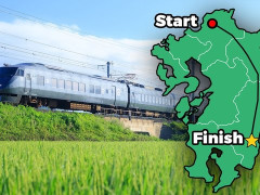 外国人「この列車は本当に面白い」Tannerが日本の最長特急に乗ってる