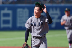 慶応渡辺和大、1回途中降板