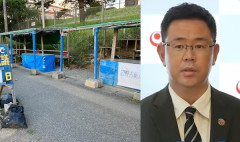 【沖サヨ完全終了】古謝知事、反基地テントは「法に触れていると思います」地元の声受け実態調査へ