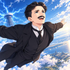 テスラ「きっと今は、自由に、空も飛べるはず(^o^)」   |  sssp://img.5ch.io/ico/chibi_c.gif