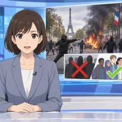 NHK「パリ暴動で『移民が暴れている』と言うのはデマです、誤情報に気を付けてください」   |  黒人だから移民と決めつけるのは日系2世3世までスパイ容疑で強制収容したアメリカと…