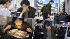 【衝撃】余命2〜3カ月を宣告された43歳男性、仙台の路上で現金2200万円を発見→「神様の贈り物だ」と1800万円使って逮捕