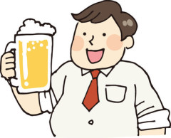 酒をやめただけで痩せたんだ。