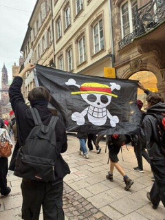 【悲報】フランスの暴動、ONEPIECEだった