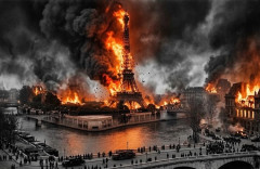 「フランスが燃えている」トランプ米大統領、仏デモは「移民の暴動」と国境閉鎖を主張！