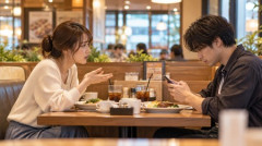 【スマホ依存】彼女と外食中なのにスマホを見続ける彼氏