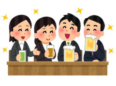 【変な客】区切られてない居酒屋で送別会やるな！うるせぇんだよ！大声の挨拶とか一本締めとかマジで氏ね！