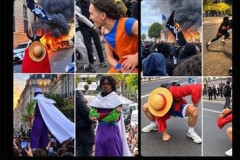 【悲報】オタク「フランス人はデモに日本のアニメ使うな！」フランス土人「お前らも中世ヨーロッパ使うな」