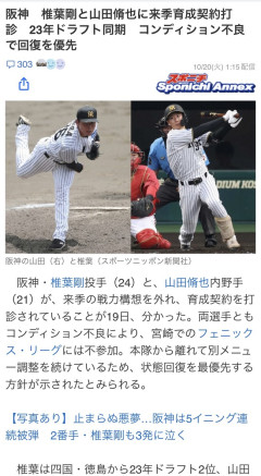 阪神タイガース、育成プロテクト実施wｗｗｗｗｗｗｗｗｗｗｗ