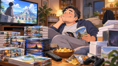 【悲報】おじさん、新しい作品を見なくなり昔のアニメや映画ばかり繰り返す…『ハンチョウ』の「既知コンテンツ反芻おじさん」が刺さりすぎると話題にｗｗｗ