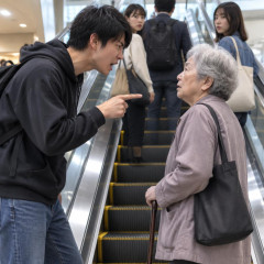「止まると迷惑！」高齢者に怒る若者 〝片側空け〟暗黙ルールでトラブルも   #エスカレーター歩く問題 |  いや、年寄りが止まって迷惑なのはエスカレーター降りた直後だろｗ