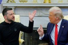 【悲報】トランプさん、ゼレンスキーさんにとんでもない事を言う「戦争やめろ。続けるなら米国欧州に頼らず勝手にやれ」・・・・・・・・・