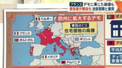 フランス抗議デモが欧州各地に拡大　分かっているだけでも白葡伊爾希