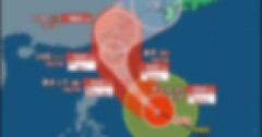 【画像】台風30号、モンキーターンで日本方向に