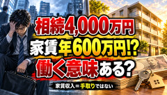 【衝撃】相続4000万円を頭金に8000万円のアパート購入←これが人生の攻略法かよｗｗｗ