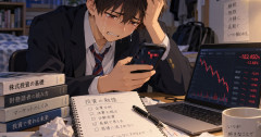 【画像】高校生投資家ガチ泣き「たった4ヶ月半で資産の80%を失いました……人生終了です」