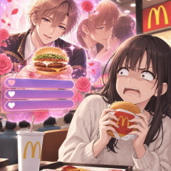 マクドナルド新作バーガー、衝撃の“乙女ゲーム”演出に「ただただ気持ち悪い」の拒絶反応！   |  男向けもやってくれ