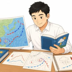 気象予報士に独学で受かったけど質問ある？【勉強時間・実技】