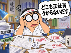 勉三さん「どこも正社員うからないだす」