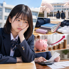 高校無償化でも「私立は選べなかった」高1の27％が回答…「学用品8割自腹」「納付金14万円に倍増」で浮き彫りになる隠れ教育費
