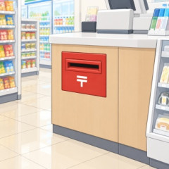 ワイ、本社行きの書類を昼飯買うついでに寄ったコンビニのポストに投函して詰められる