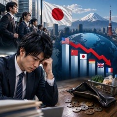 日本のGDP、世界6位転落へ…薬物もやらない勤勉な日本人が貧しくなる屈辱は“完全な政策ミス”か？   |  円高になればゴボウ抜きで３位に戻る。