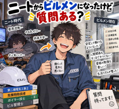 ニートからビルメンになったけど質問ある？
