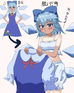 【東方】日焼けした女の子が脱いだ時の境目好き
