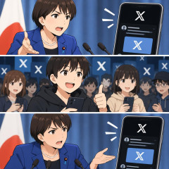 パ「高市のPHP呼びかけ、Xでやる事か？」 X民「はい」 パ「だから、Xだけでやる事かって言ってんの」   |  午後9:44 · 2026年10月21日