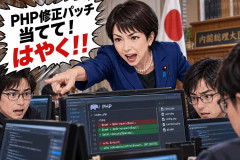 高市早苗「PHP修正パッチ当てて！はやく！！」