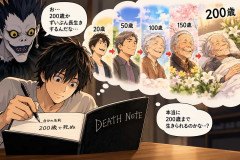 デスノートに「200歳で死ぬ」って書いたら長生きできるの？