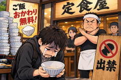 ご飯おかわり無料の定食屋出禁なった