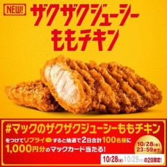【悲報】マックのザクザクジューシーももチキン食ったヤツいる?